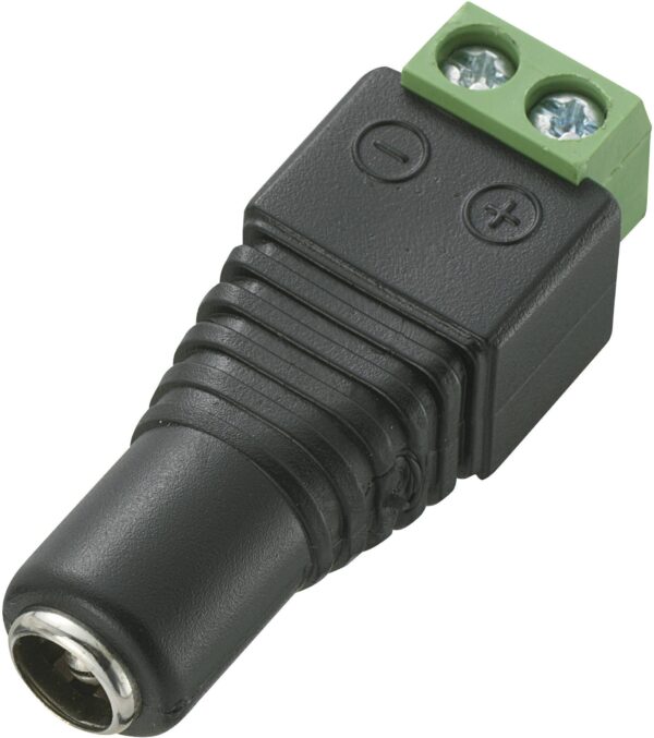 Laagspannings-connector Bus, recht 5.5 mm 2.5 mm